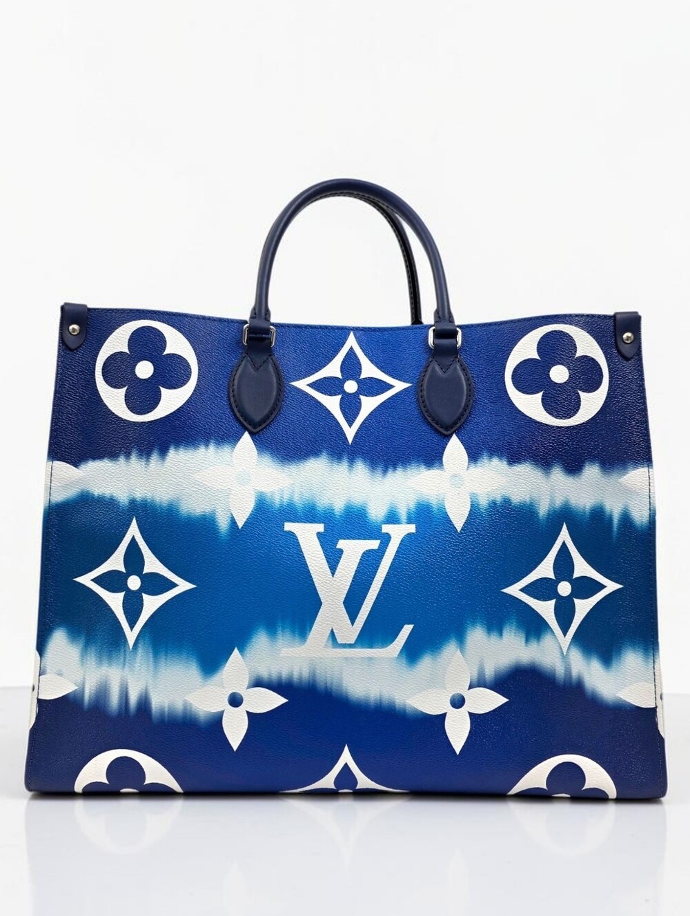 Louis Vuitton Onthego GM Escale Bleu Limited Edition Tote Shoulder Bag - Picture 8 of 16